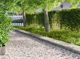 Lawn Edging 10 pcs 103 x 30 cm metal Silver 8008318