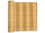 Balcony Screen Light Brown 500x100 cm Poly Rattan 156273