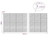 Gabion with 3.5 mm Wire and 5x5 cm Mesh 650x10x200 cm 3462103