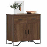 Sideboard Brown Oak 79.5x35.5x74.5 cm Engineered Wood 848548