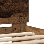 Bed Frame with Headboard Old wood 140 x 190 cm Engineered wood 3333951