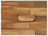 Storage Stool Brown 40 x 40 x 45 cm Solid Teak Wood 42015923