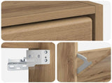 Wall-Mounted Shoe Cabinet BREDA 71 x 17 x 86 cm Engineered Wood 897524