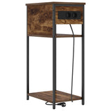 Bedside Cabinet Smoked Oak 41 x 28 x 76 cm Engineered Wood 859577
