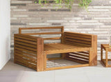 Armrest 2 pcs Natural 78.5 x 10 x 61 cm Solid Acacia Wood 900590