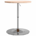 ZNTS Bar Table Ø60x90.5 cm Solid Wood Oak 3270631