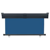 Balcony Side Awning 145x250 cm Blue 48426