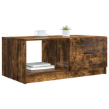 Coffee Table Smoked Oak 90 x 50 x 37 cm Engineered Wood 895880