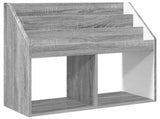 Kids Bookshelf Grey Sonoma 72.5 x 29.5 x 69 cm Engineered Wood 892385