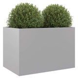 Planter Silver 62x47x46 cm Galvanised Steel 841606