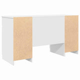 Desk with Drawer White 140 x 49 x 76 cm Engineered wood 3328507