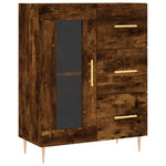 Highboard Smoked Oak 69.5x34x180 cm Engineered Wood 3195952