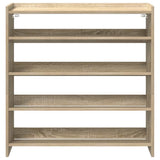 Shoe Rack Sonoma Oak 80x25x81 cm Engineered Wood 859907