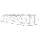 Chicken Coop Silver 600 x 150 x 100 cm Galvanised Steel 3434662