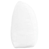 Back Pillow White 180 x 24 x 50 cm Fabric 42014568