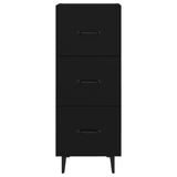 Sideboard Black Engineered wood Medium Sideboard Rectangular 812349