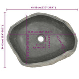 Basin River Stone Oval cm 146214