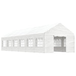 Gazebo with Roof White 13.38x4.08x3.22 m Polyethylene 3155490