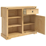 Kitchen Trolley 2 pcs Honey Wax 112 x 70 x 91.5 cm Solid-Pine 3425386