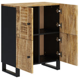 Sideboard with 4 Doors 60x33x75 cm Solid Wood Mango 352917