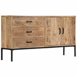 Sideboard 140x35x75 cm Solid Mango Wood 249857