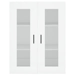 Highboard White 69.5x34x180 cm Engineered Wood 3198225