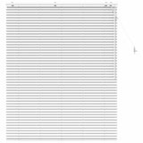 Venetian Blind White 140 x 160 cm 35 mm Solid Paulownia Wood 42015424