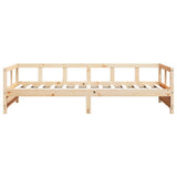 Daybed without Mattress Natural 90x200 cm Solid Wood Pine 854961