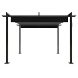 Garden Gazebo with Retractable Roof 3x3 m Anthracite 318535