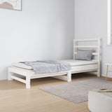 ZNTS Pull-out Day Bed without Mattress White 2x cm 3124748