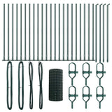 Welded Wire Fence with Concrete Base 50 x 0.4 m 3350874