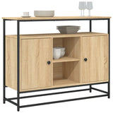Sideboard Sonoma Oak 100x35x80 cm Engineered Wood 835540