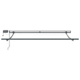 Retractable Awning Red and White 300 x 250 cm 3329984