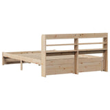 Bed Frame with Headboard without Mattress 140x190 cm 3306728