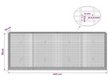 Gabion with 3.5 mm Wire and 5x2.5 cm Mesh 200x30x100 cm 3461758