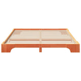 Bed Frame Brown 180 x 220 cm Solid Pine Wood 872928