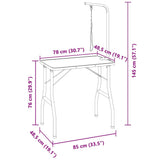 Bath Grooming Table for Dogs Cats Pets Adjustable 1 Loop 4016395