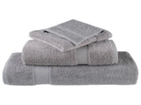 Premium Shower Towels "SOLUND" 4 pcs Grey 70x140 cm 600 gsm 137309