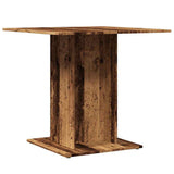 Dining Table Old Wood 80x80x75 cm Engineered Wood 855810