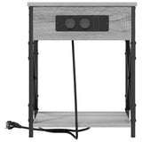 Bedside Cabinet Grey Sonoma 41 x 31 x 51 cm Engineered Wood 859511