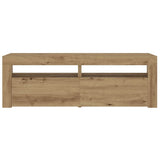 Bedside Cabinets 2 pcs with LEDs Artisan Oak 60x35x40 cm 3329162