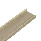 Wall Shelves 4 pcs Sonoma Oak 100x9x3 cm 326687