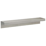Garden Cover Profile 10 pcs 100 x 20 x 15 cm Stainless Steel 8012985