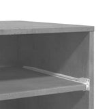 Printer Stand with Wheels Concrete Grey 60x48x74 cm 840635
