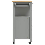 Kitchen Trolley MONZA 84x40x88.5 cm Solid Wood Pine 376110