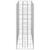 Gabion Raised Bed Galvanised Steel 90x30x90 cm 145631