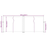Retractable Side Awning Red 180x600 cm 318005
