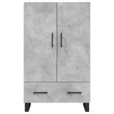 Highboard Concrete Grey 69.5x31x115 cm Engineered Wood 828264