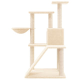 Cat Tree with Sisal Scratching Posts Cream 94 cm 171702