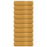 Bath Towels "FROGN" 10 pcs Gold 100x150 cm 360 gsm 136814